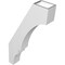 Ekena Millwork 3 1/2-in. W x 14-in. D x 26-in. H Balboa Architectural Grade PVC Knee Brace BRCP035X14X26BOA - alternate 5